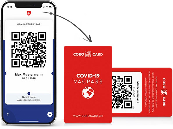 Corocard – das Zertifikat im Kreditkartenformat anstatt auf dem Handy.